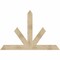 Ekena Millwork Saratoga Rough Sawn Timber Gable Bracket, Douglas Fir, 72"W x 48"H x 2"D x 6"F, 16/12 Pitch GBW072X48X0206SAR00RDF - alternate 1